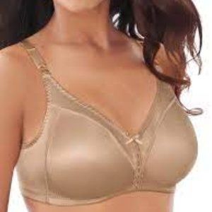 Bali Double Support Full Coverage Wireless Bra 3820 Sz 46C, Nude